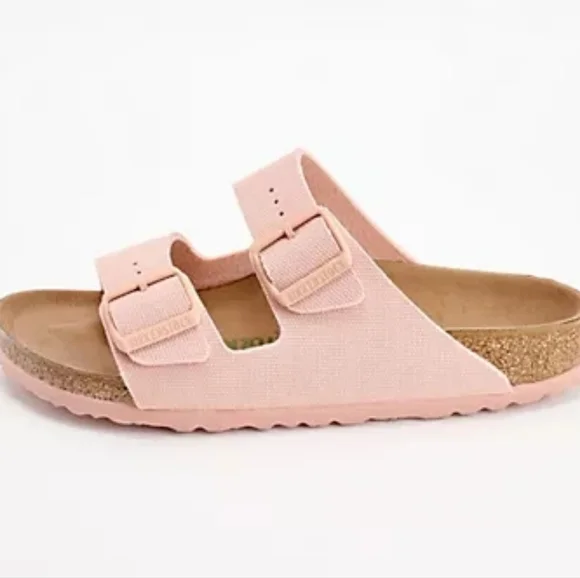 Birkenstock Arizona Rivet Logo, Soft Pink, Regular Fit, Size 41 (US W10, M8)